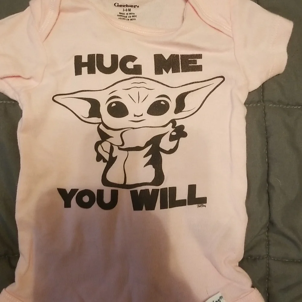 Disney Star Wars Bundle of 3 infant outfits